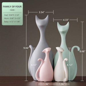 Contoh : PATUNG KUCING SET ISI 3